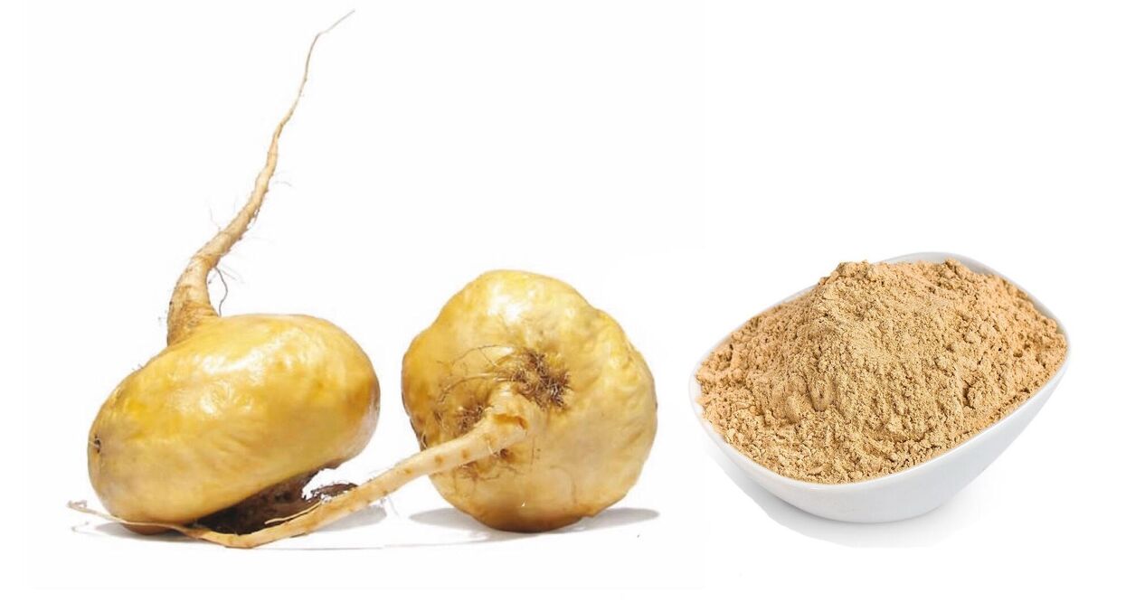Maca peruana en el producto.